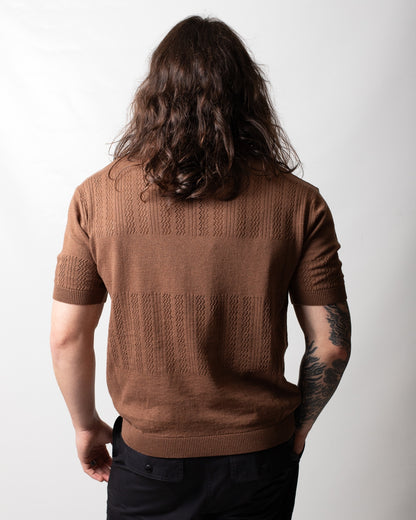 Polo Gaelle in maglia traforata uomo