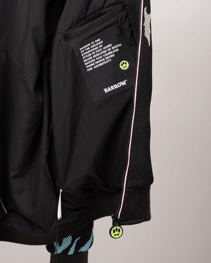 Giubbotto Barrow in rete con patch e stampe