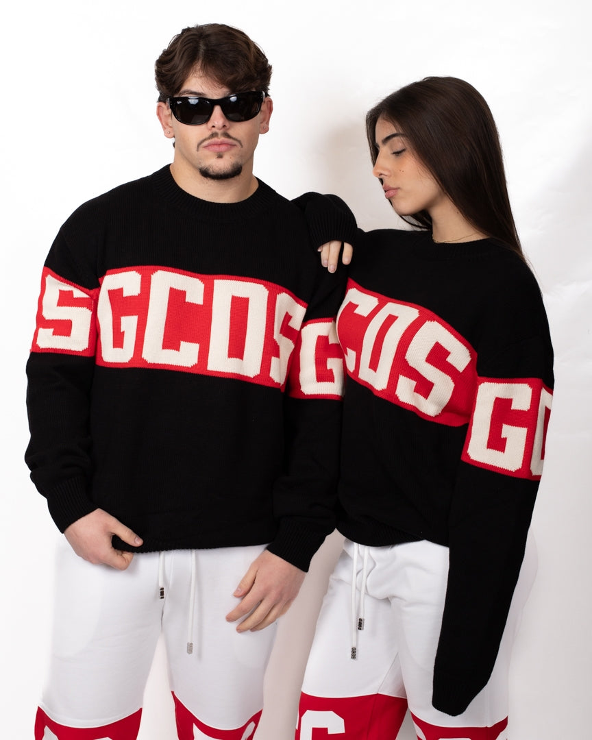 Maglia GCDS girocollo "Band logo"
