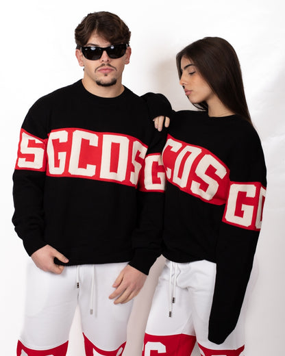 Maglia GCDS girocollo "Band logo"