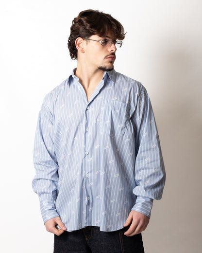 Camicia GCDS "Pinstripe Logo"