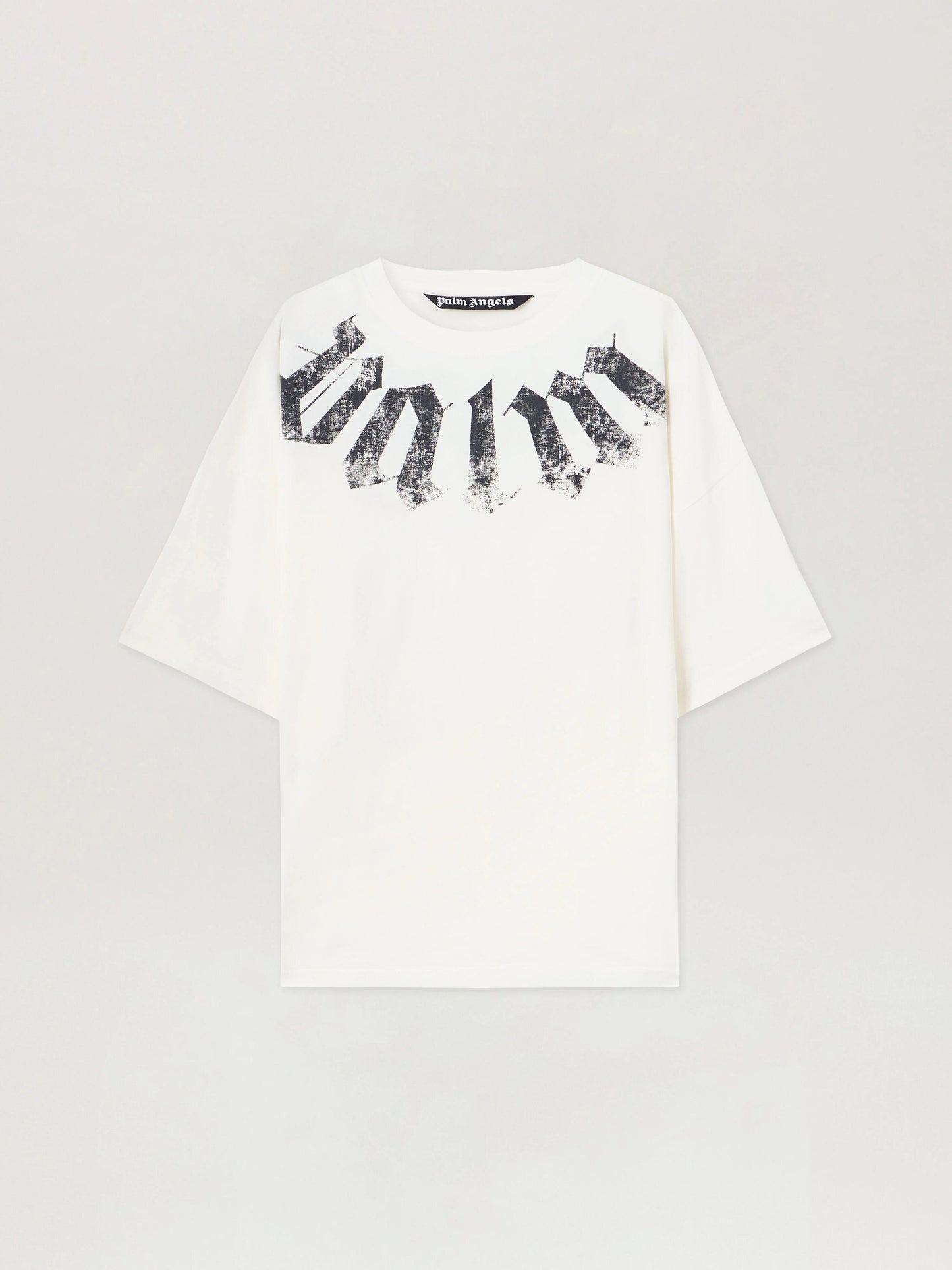 T-Shirt Palm Angels loose fit "Big Neck Logo" uomo