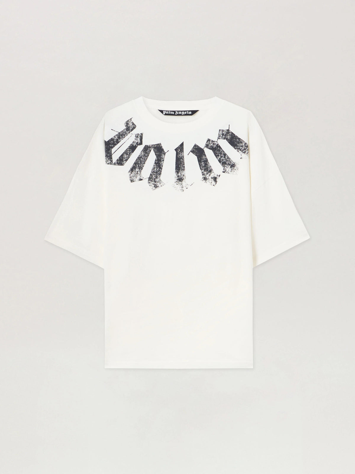 T-Shirt Palm Angels loose fit "Big Neck Logo" uomo
