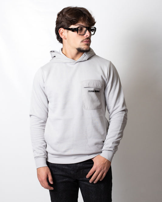 Felpa Colmar con cappuccio e dettagli in nylon uomo