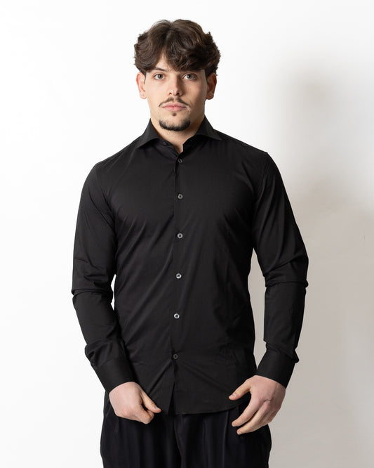 Camicia Daniele Alessandrini "Sartoria" collo francese uomo