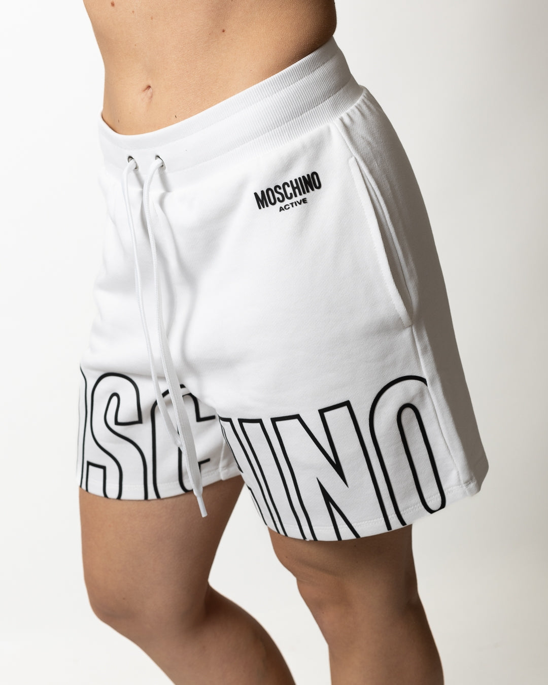 Short Moschino Active in felpa logato donna