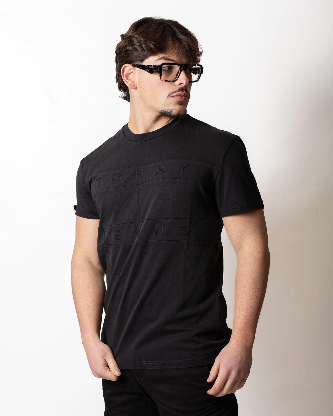 T-Shirt Tommy Jeans "Tonal Flag" uomo