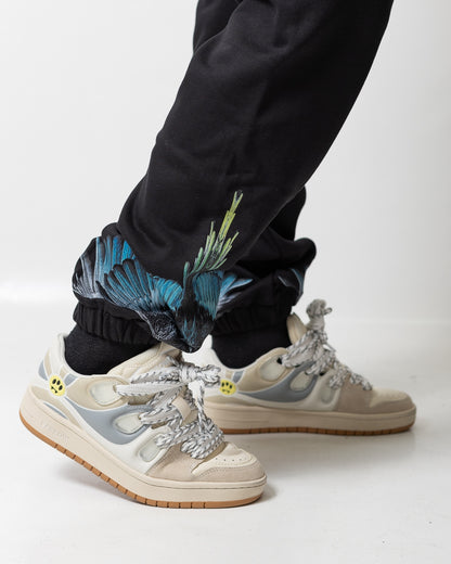 Pantalone Marcelo Burlon in felpa "Icon Wings" uomo