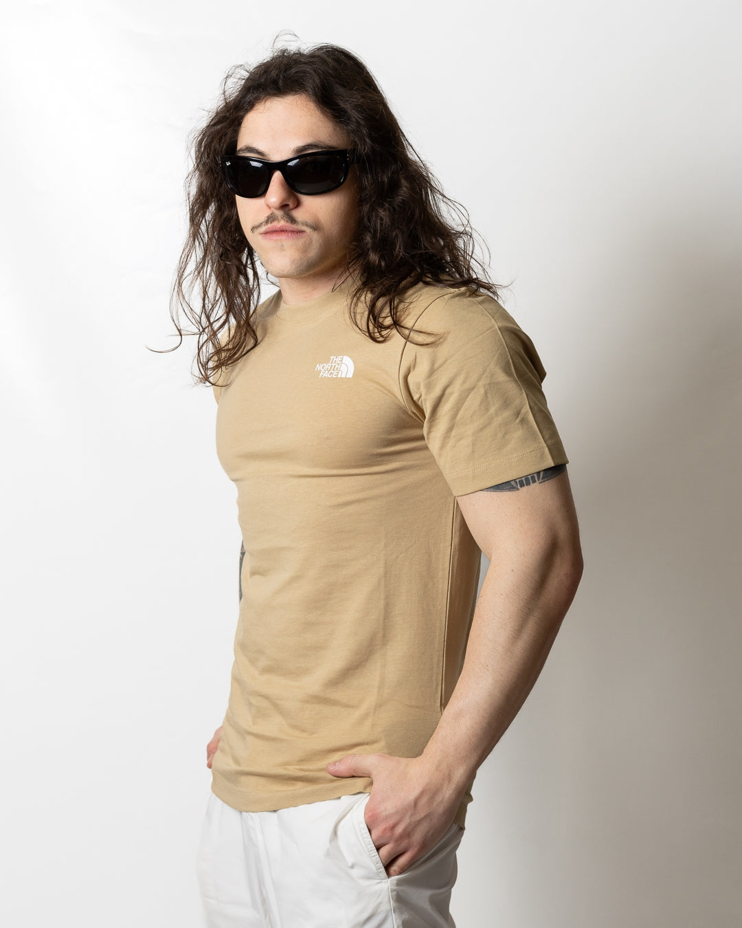 T-Shirt The North Face stampa logo box uomo