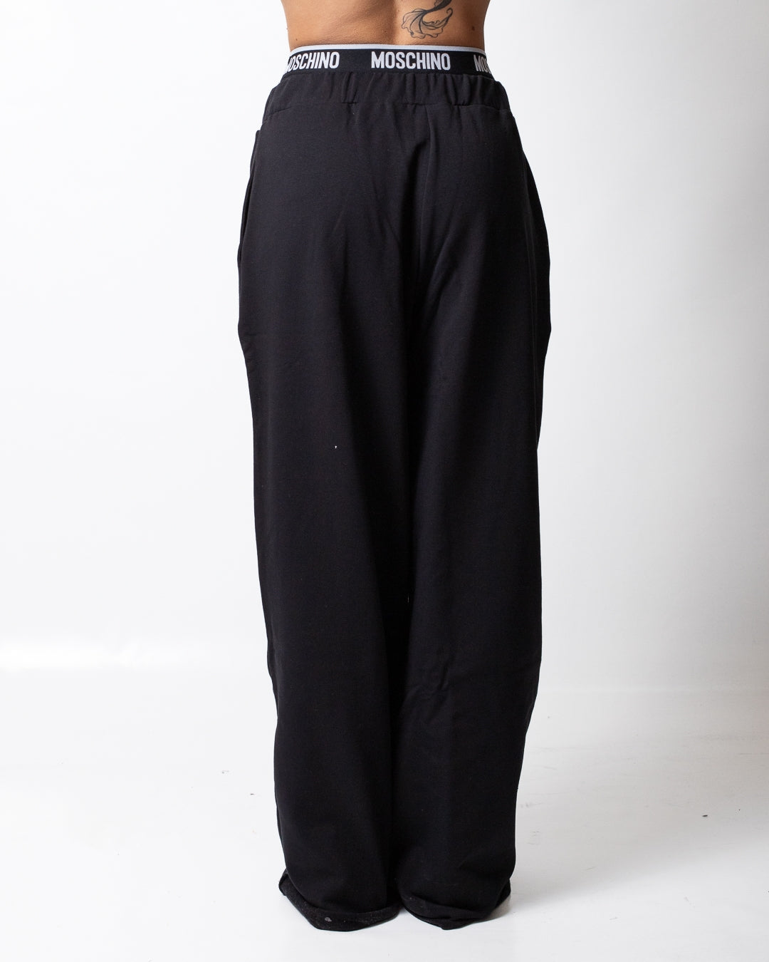 Pantalone Moschino Underwear in felpa con fascia logata donna