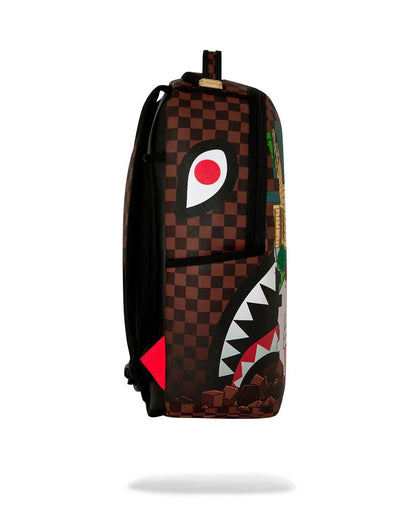 Zaino Sprayground marrone FAMILY GUY PETER FALLING THROUGH WALL BACKPACK