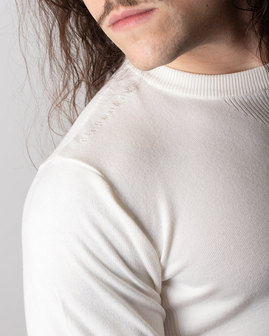 Maglia Richmond X girocollo con patch uomo