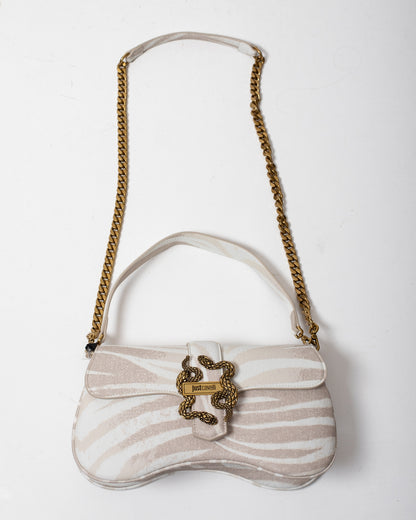 Borsa Just Cavalli "Print Natural Palm" donna