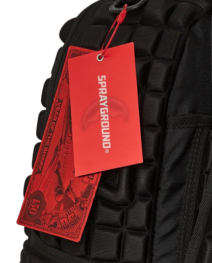 Zaino Sprayground nero Foam welded shark dlxsv backpack