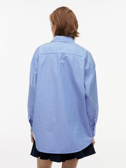 Camicia Tommy Jeans "Essential Stripe" donna