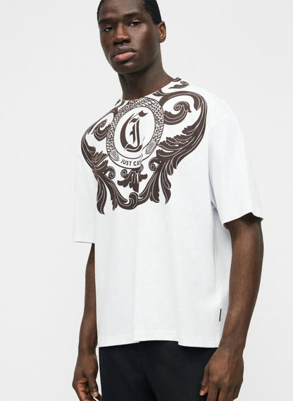 T-Shirt Just Cavalli girocollo "Arabesque" uomo