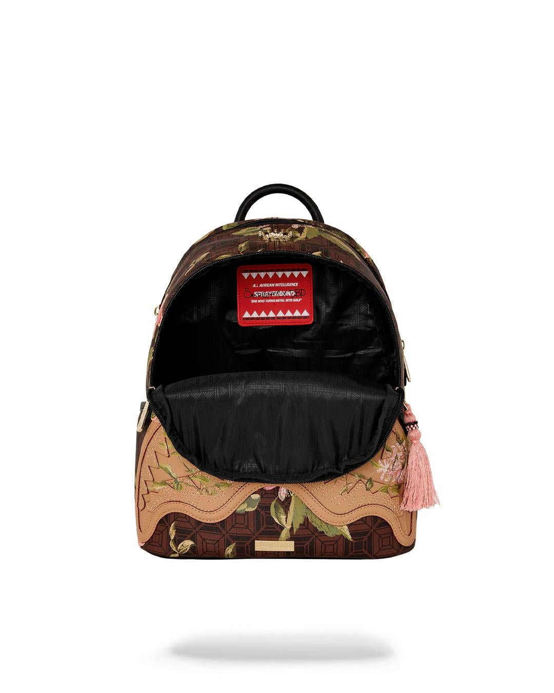 Zainetto Sprayground marrone "AI Henny floral savage backpack"