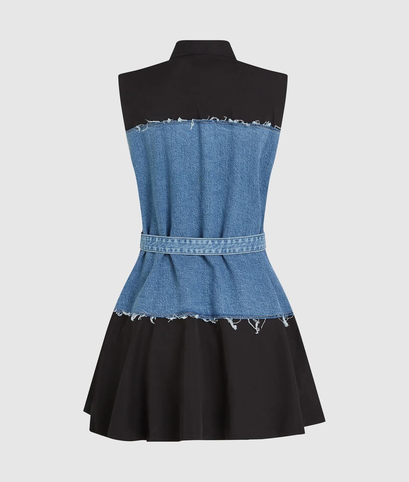 Abito Karl Lagerfeld Jeans "Mixed Material" donna