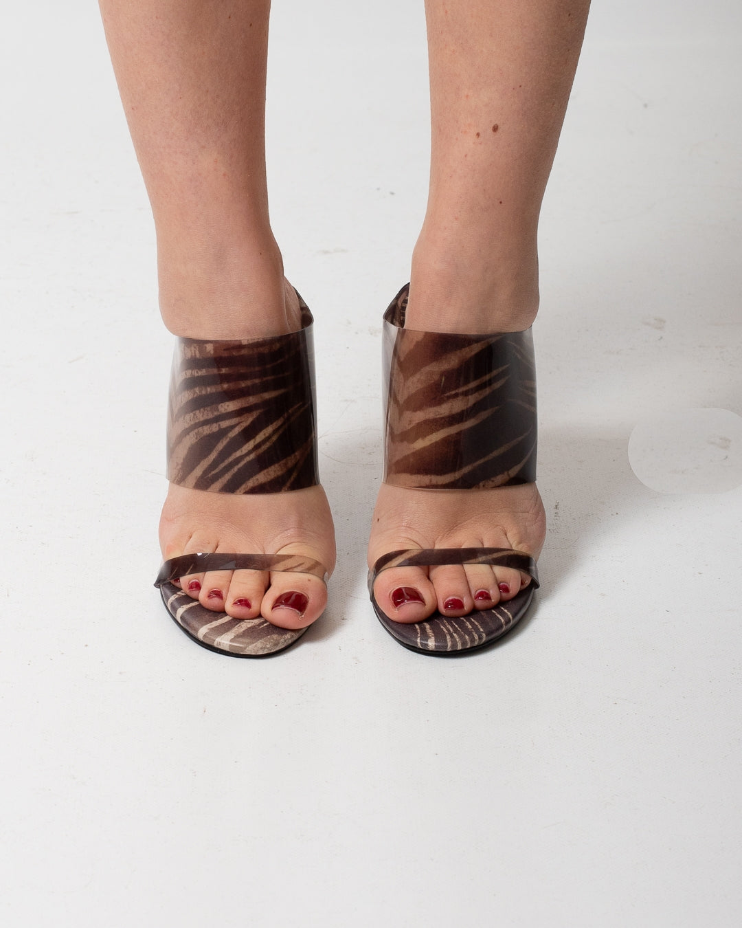 Sandalo Just Cavalli "Palm Print" donna