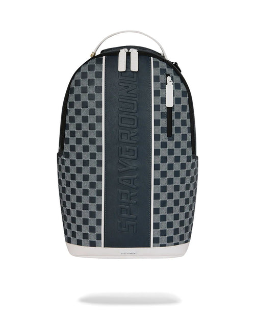 Zaino Sprayground bianco "Upscale check backpack" 