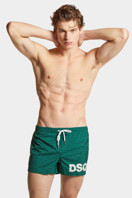 Boxer mare Dsquared2 con logo jacquard uomo