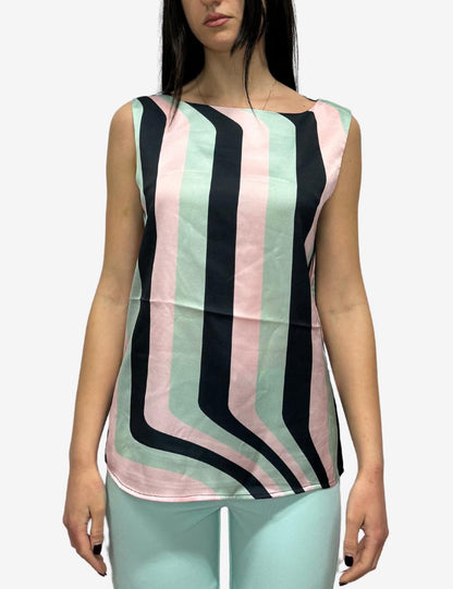 Top Silvian Heach con stampa "stripes" donna