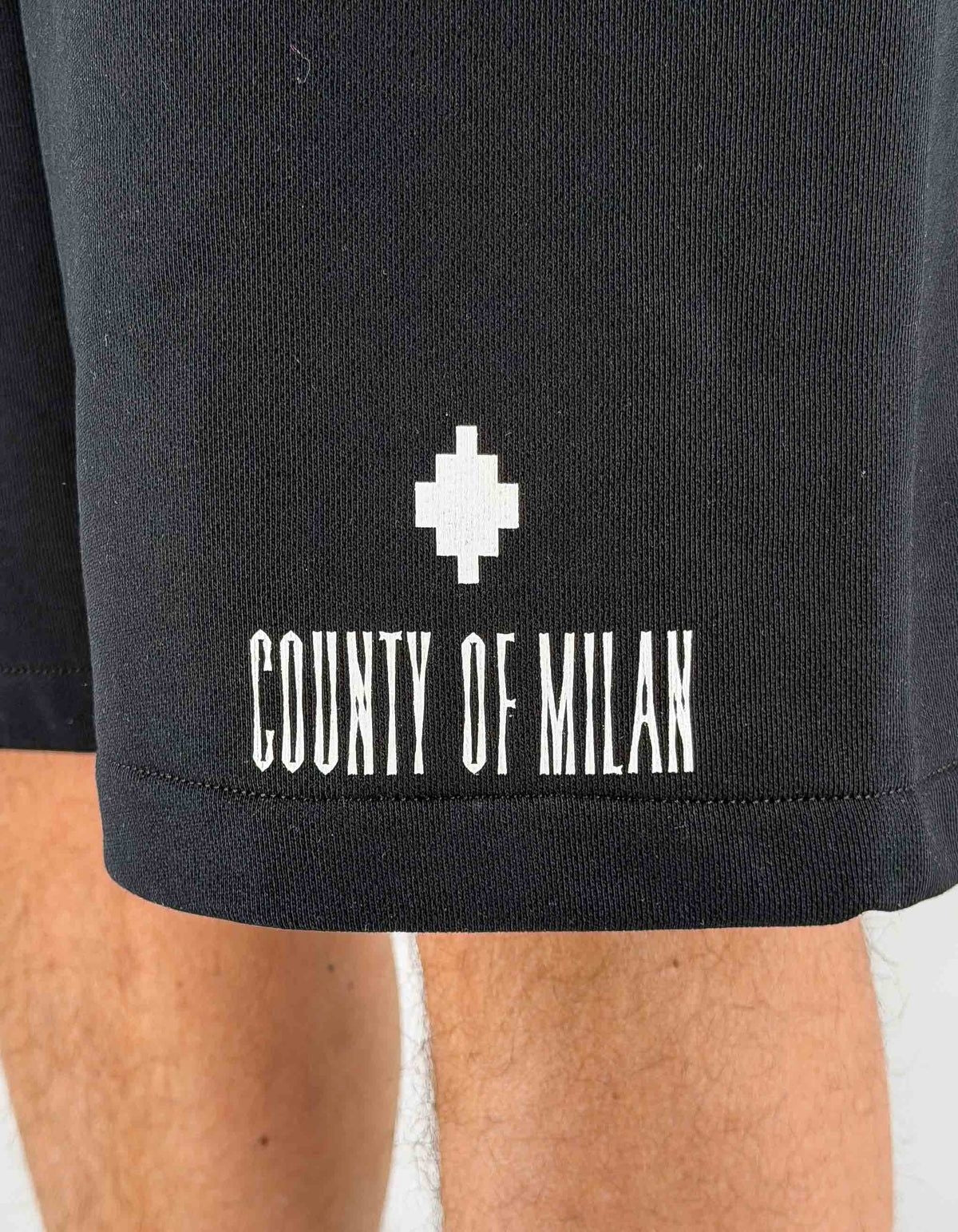 Bermuda Marcelo Burlon in felpa "County snake" uomo