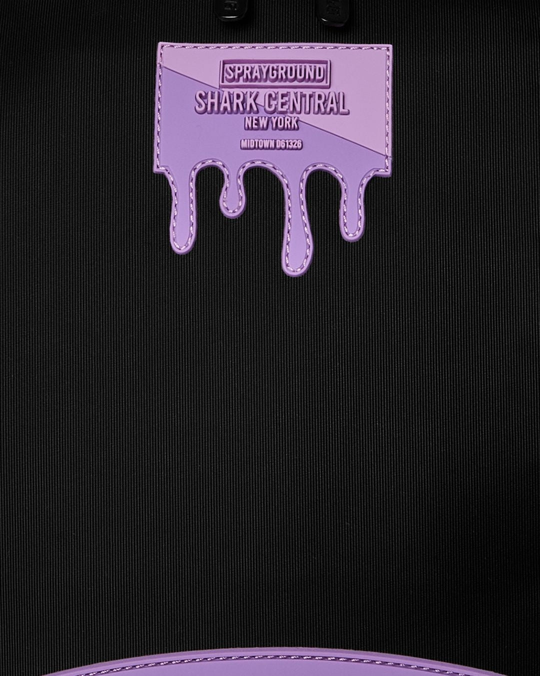 Zaino Sprayground nero SHARK CENTRAL LIGHT PURPLE BACKPACK