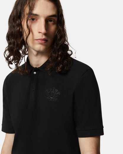 Polo John Richmond con ricamo logato uomo