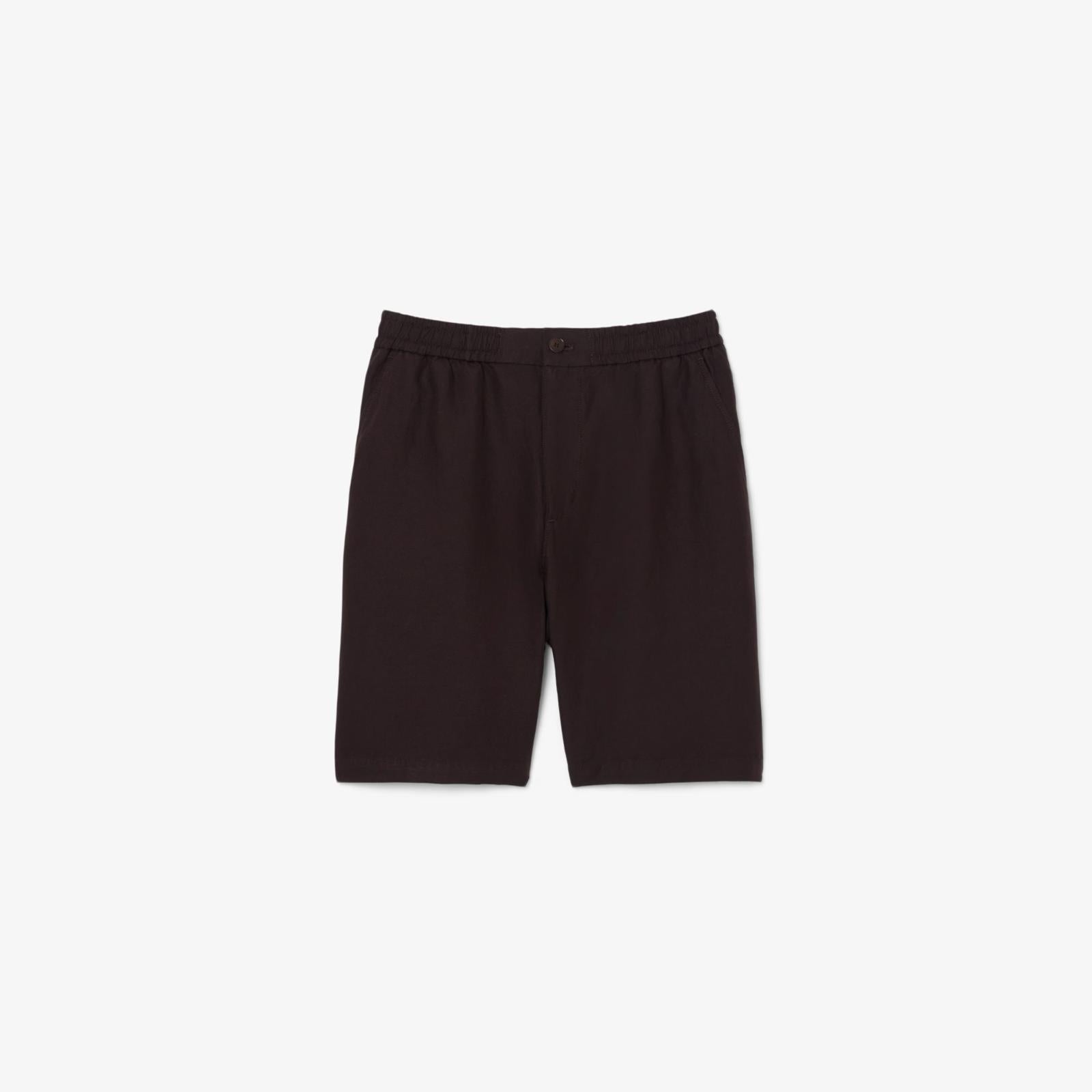 Bermuda Lacoste in misto lino uomo