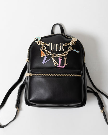 Zaino Just Cavalli in pelle con charms donna