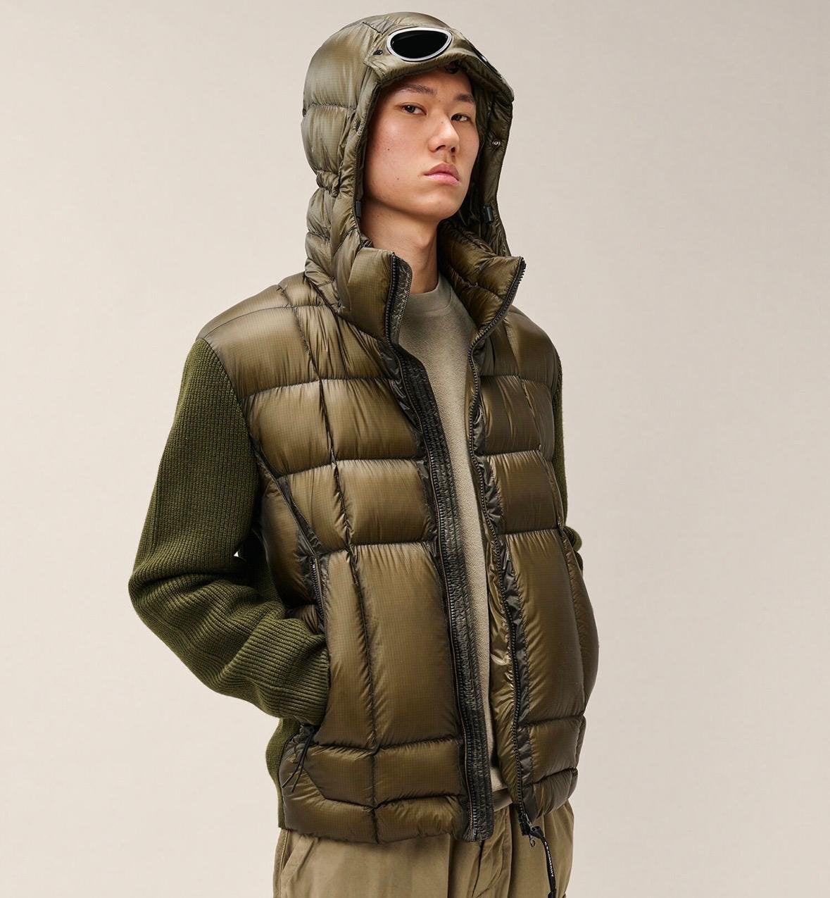 Giubbotto C.P. Company Extrafine Merino Wool Mixed Goggle Sweater