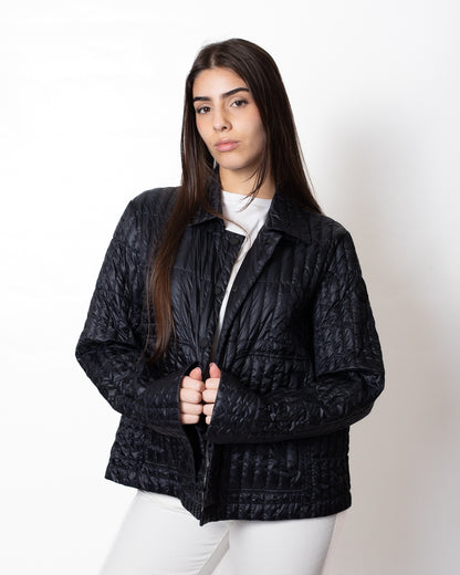 Giacca Colmar trapuntata con colletto a camicia donna