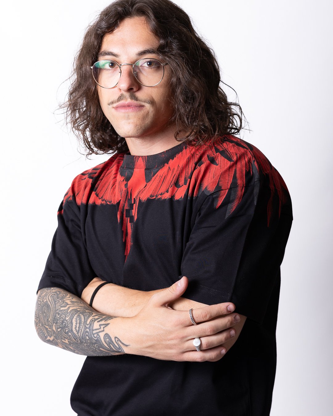 T-Shirt Marcelo Burlon "Icon Wings County" uomo
