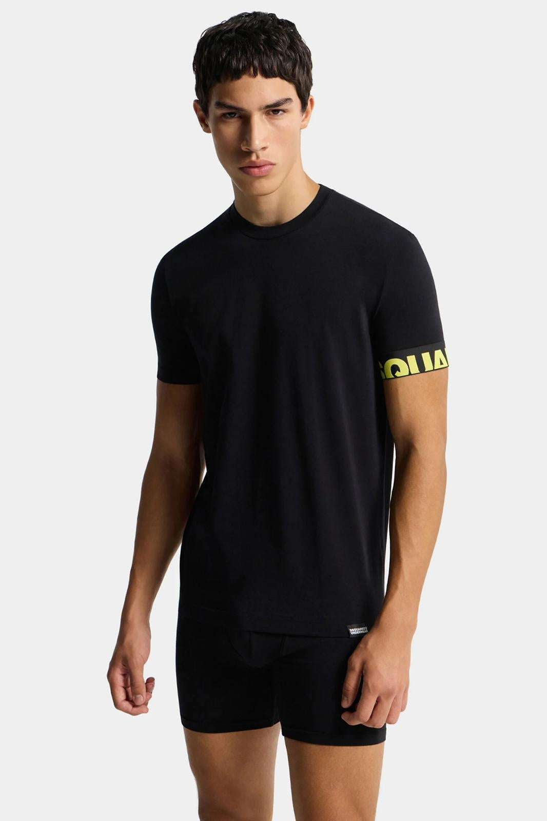 T-Shirt Dsquared2 con fascia logata uomo