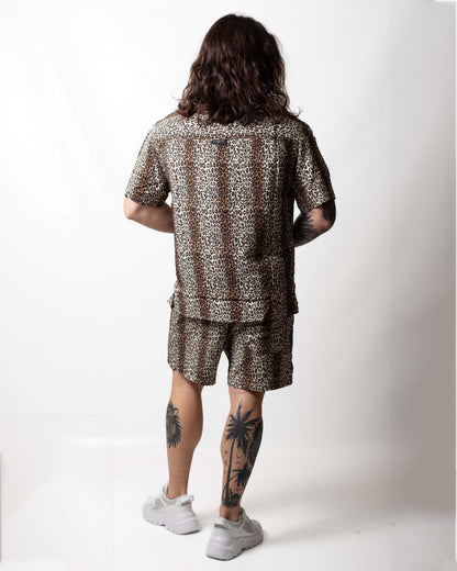 Camicia Gaelle "Fit Bowling" stampata uomo