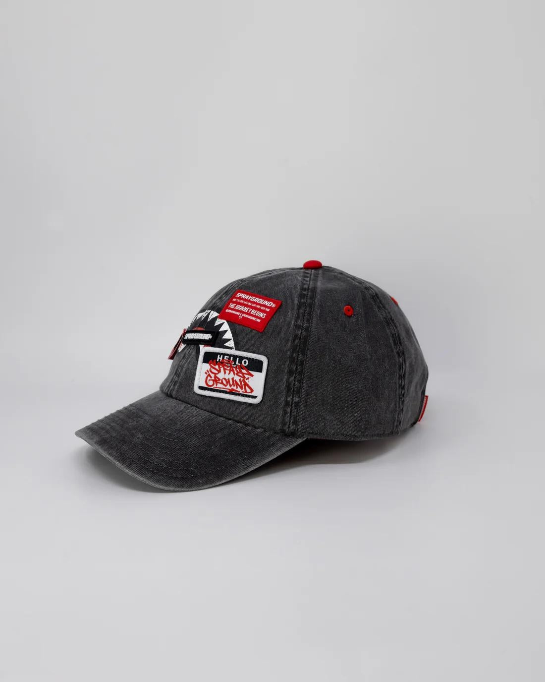 Cappello Sprayground in denim con patch