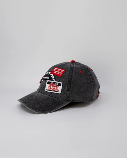 Cappello Sprayground in denim con patch