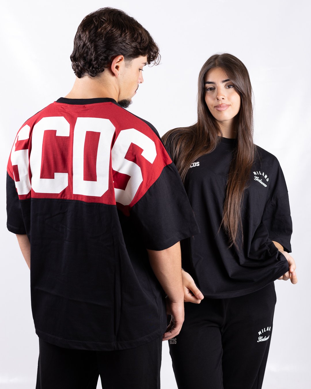 T-Shirt GCDS girocollo "Band Logo Back"