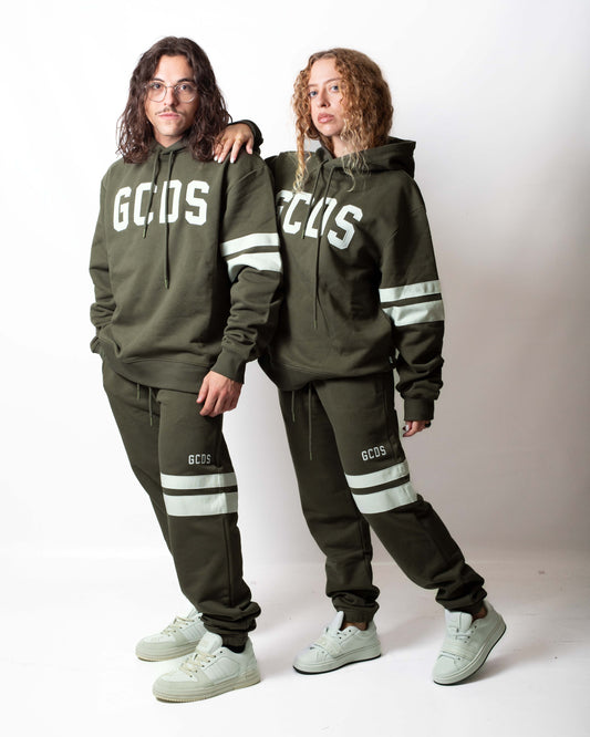 Pantalone GCDS in felpa logo regular