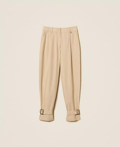 Pantalone Twinset Actitude in popeline donna