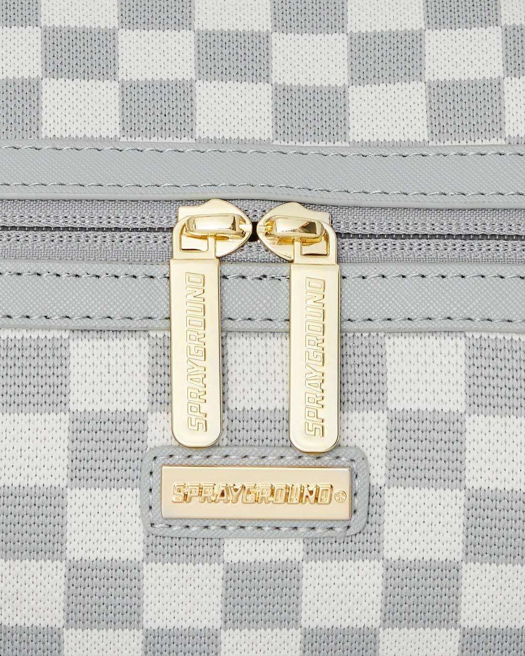 Borsa Sprayground bianco Knit sharks in paris cream  mini duffle