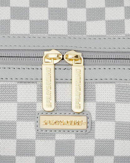 Borsa Sprayground bianco Knit sharks in paris cream  mini duffle